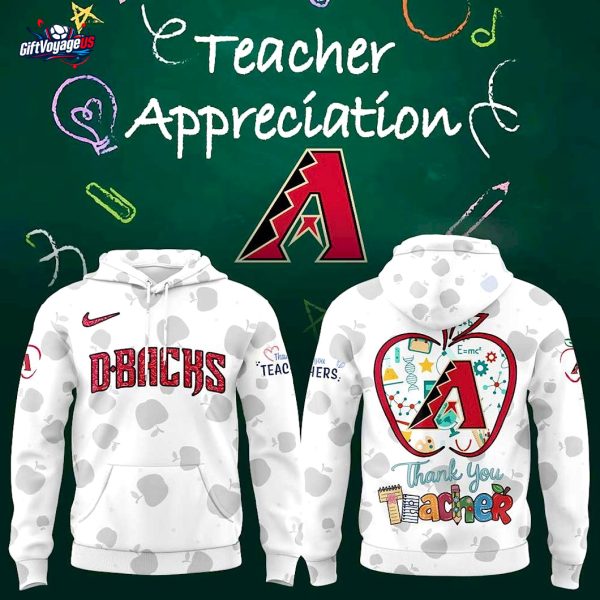 Arizona Diamondbacks Teacher Appreciation Day 2025 Special Edition Hoodie