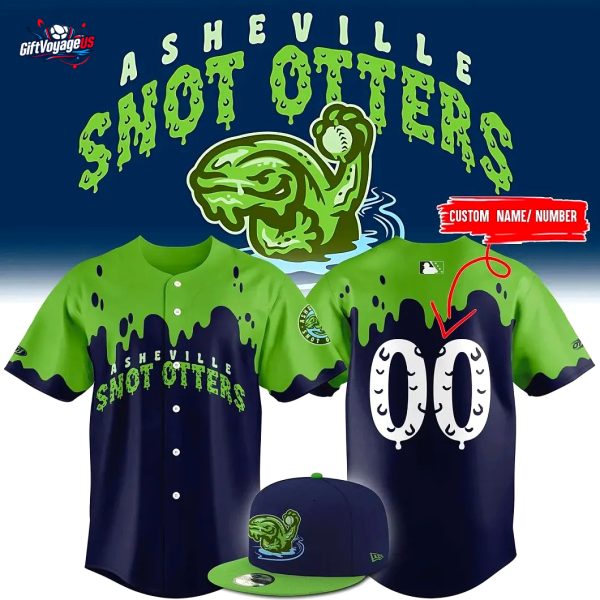 Asheville Tourists Snot Otters Replica 2025 Special Jersey