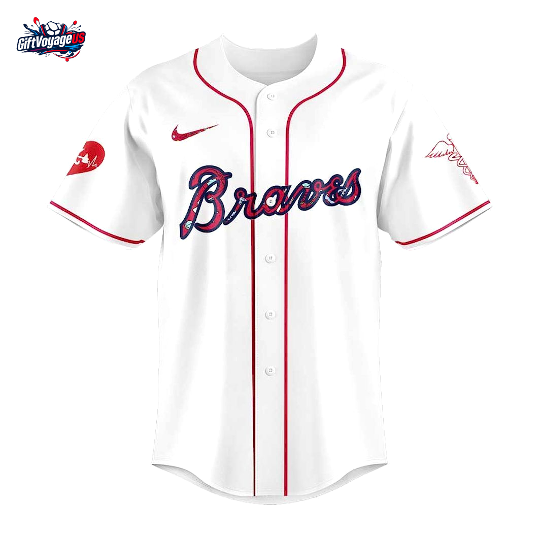 Atlanta Braves Nurses Appreciation 2025 For Fans Baseball Jersey Atlanta Braves Nurses Appreciation 2025 For Fans Baseball Jersey