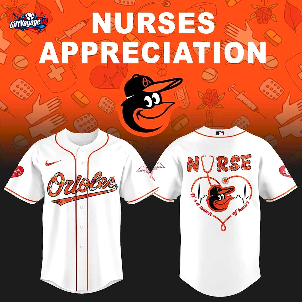 Baltimore Orioles Nurses Appreciation 2025 For Fans Baseball Jersey Baltimore Orioles Nurses Appreciation 2025 For Fans Baseball Jersey