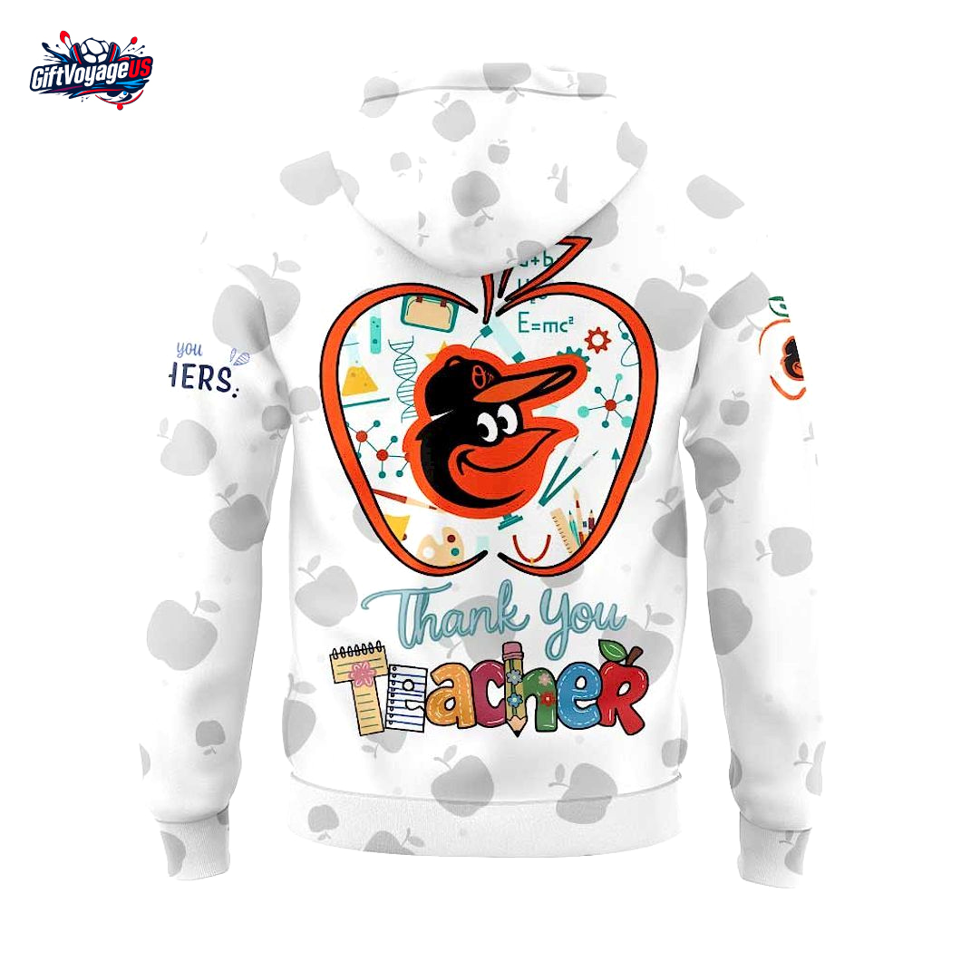 Baltimore Orioles Teacher Appreciation 2025 Hoodie Baltimore Orioles Teacher Appreciation 2025 Hoodie