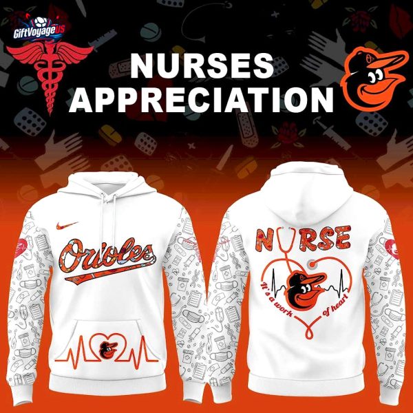 Baltimore Orioles x Nurses Appreciation 2025 Special Hoodie