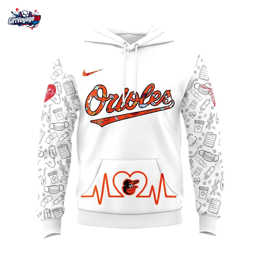 Baltimore Orioles x Nurses Appreciation 2025 Special Hoodie Baltimore Orioles x Nurses Appreciation 2025 Special Hoodie
