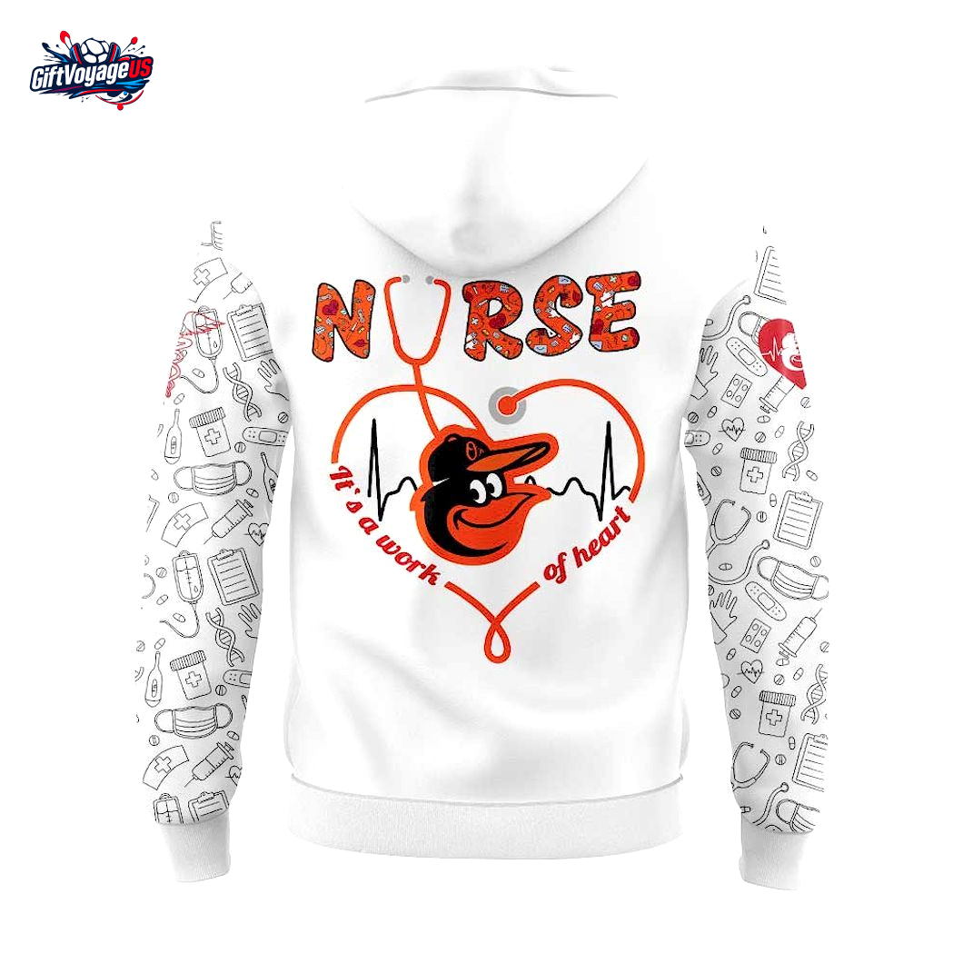 Baltimore Orioles x Nurses Appreciation 2025 Special Hoodie Baltimore Orioles x Nurses Appreciation 2025 Special Hoodie