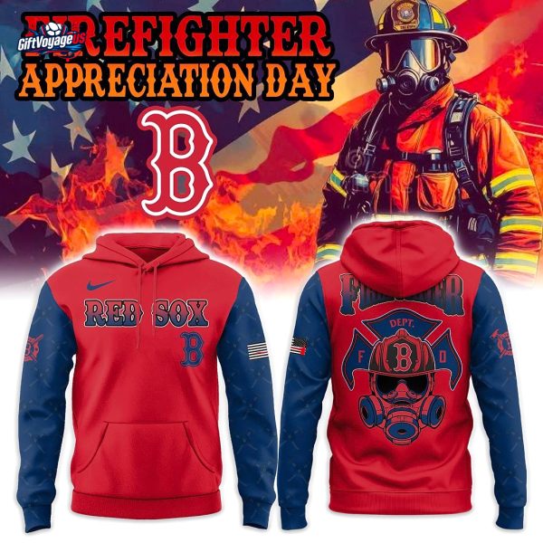 Boston Red Sox FDNY Pride Hoodie – American Hero Appreciation Series 2025