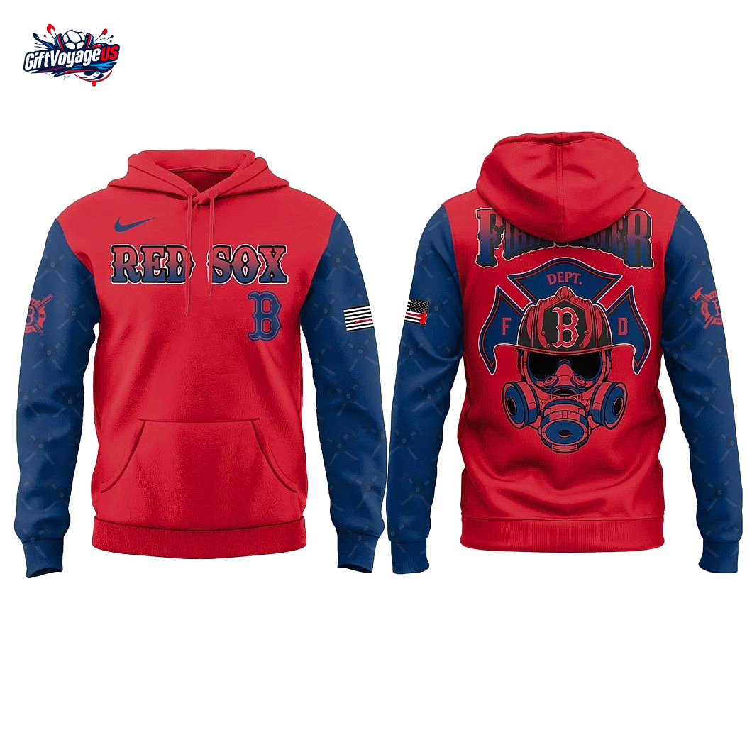 Boston Red Sox FDNY Pride Hoodie - American Hero Appreciation Series 2025 Boston Red Sox FDNY Pride Hoodie - American Hero Appreciation Series 2025