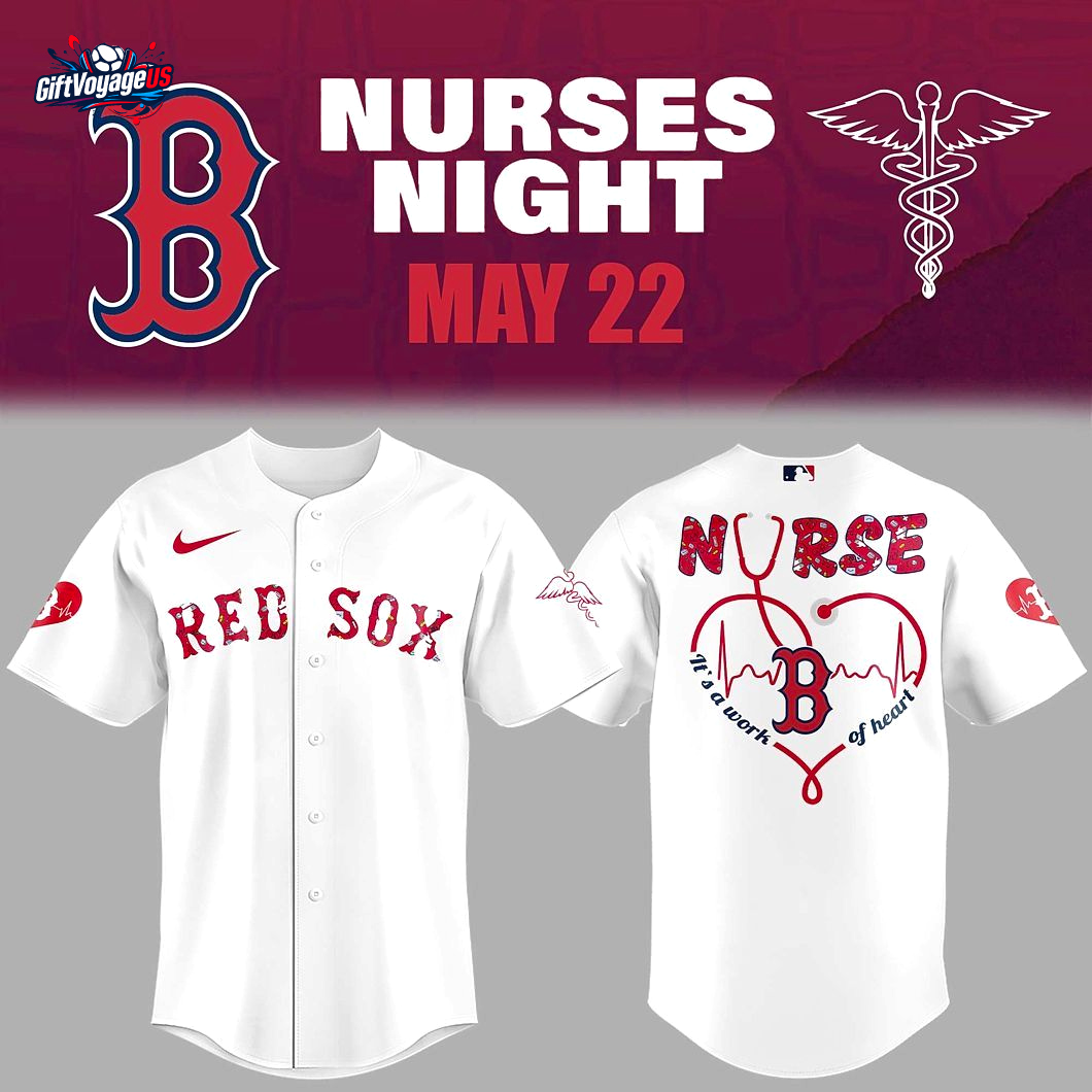 Boston Red Sox Nurses Appreciation 2025 For Fans Baseball Jersey Boston Red Sox Nurses Appreciation 2025 For Fans Baseball Jersey