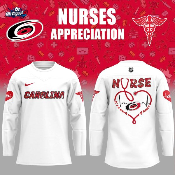 Carolina Hurricanes x Nurses Appreciation 2025 Hockey Jersey