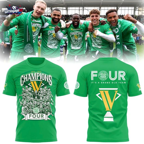 Celtic Football Club x 4th Consecutive Scottish League Shirt