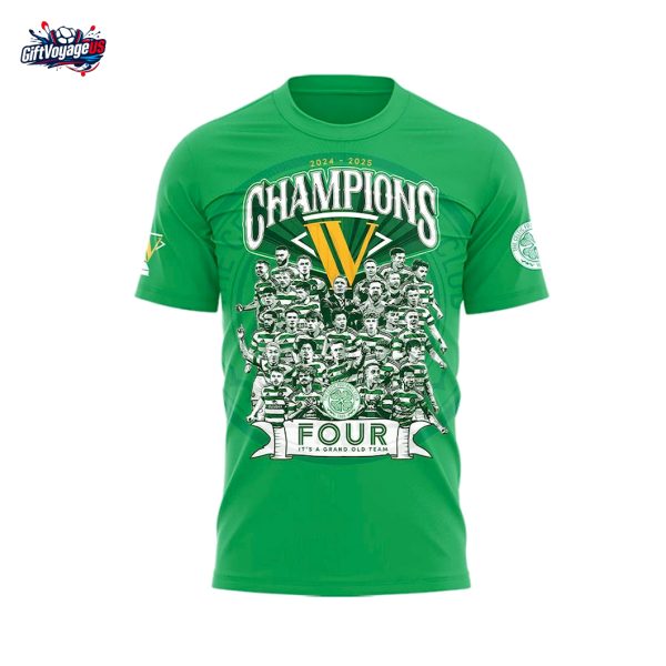 Celtic Football Club x 4th Consecutive Scottish League Shirt