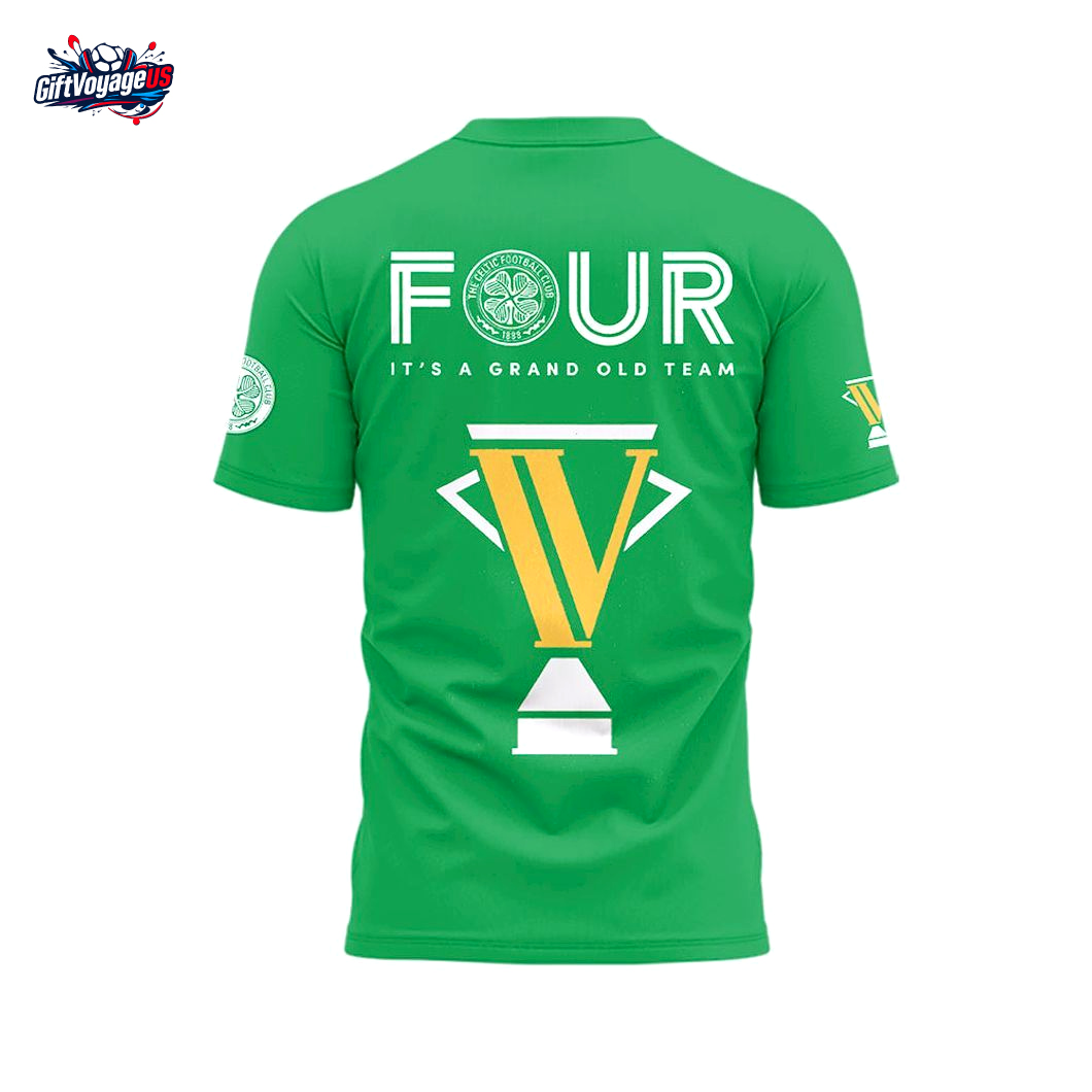 Celtic Football Club x 4th Consecutive Scottish League Shirt Celtic Football Club x 4th Consecutive Scottish League Shirt