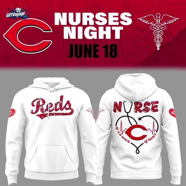 Cincinnati Reds x Nurses Appreciation 2025 Special Hoodie