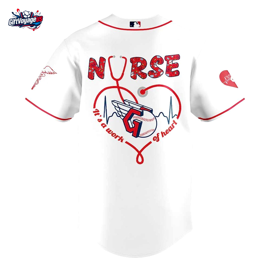 Cleveland Guardians Nurses Appreciation 2025 For Fans Baseball Jersey Cleveland Guardians Nurses Appreciation 2025 For Fans Baseball Jersey