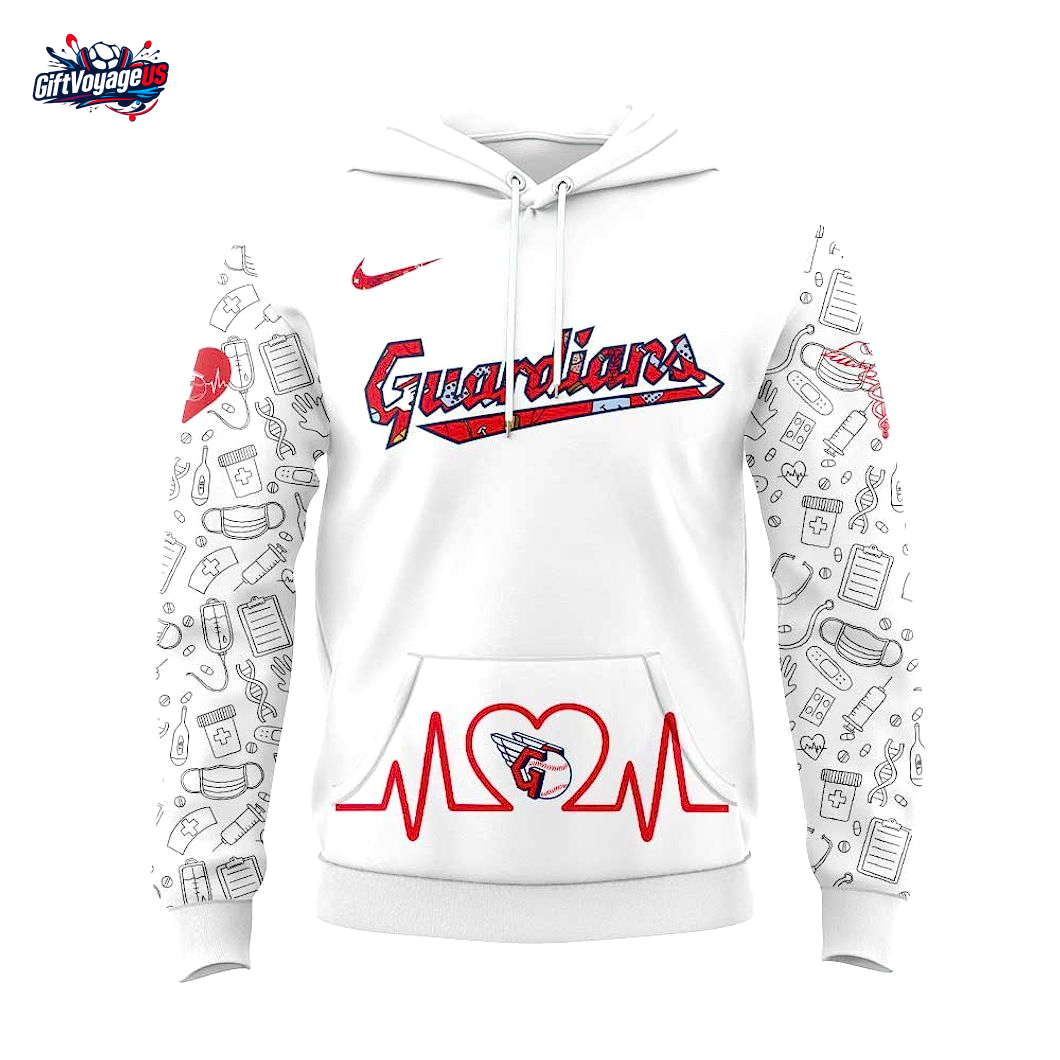 Cleveland Guardians x Nurses Appreciation 2025 Special Hoodie Cleveland Guardians x Nurses Appreciation 2025 Special Hoodie