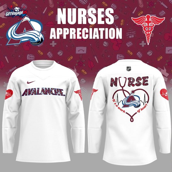 Colorado Avalanche x Nurses Appreciation 2025 Hockey Jersey