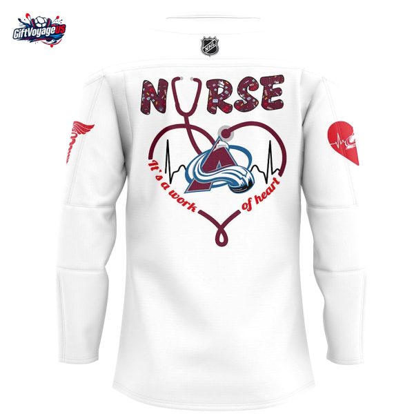 Colorado Avalanche x Nurses Appreciation 2025 Hockey Jersey