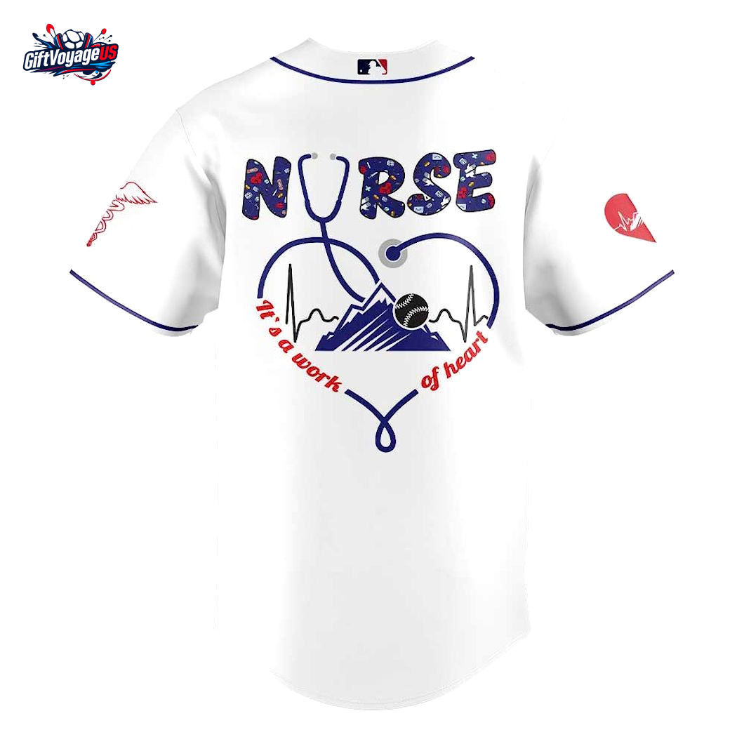 Colorado Rockies Nurses Appreciation 2025 For Fans Baseball Jersey Colorado Rockies Nurses Appreciation 2025 For Fans Baseball Jersey
