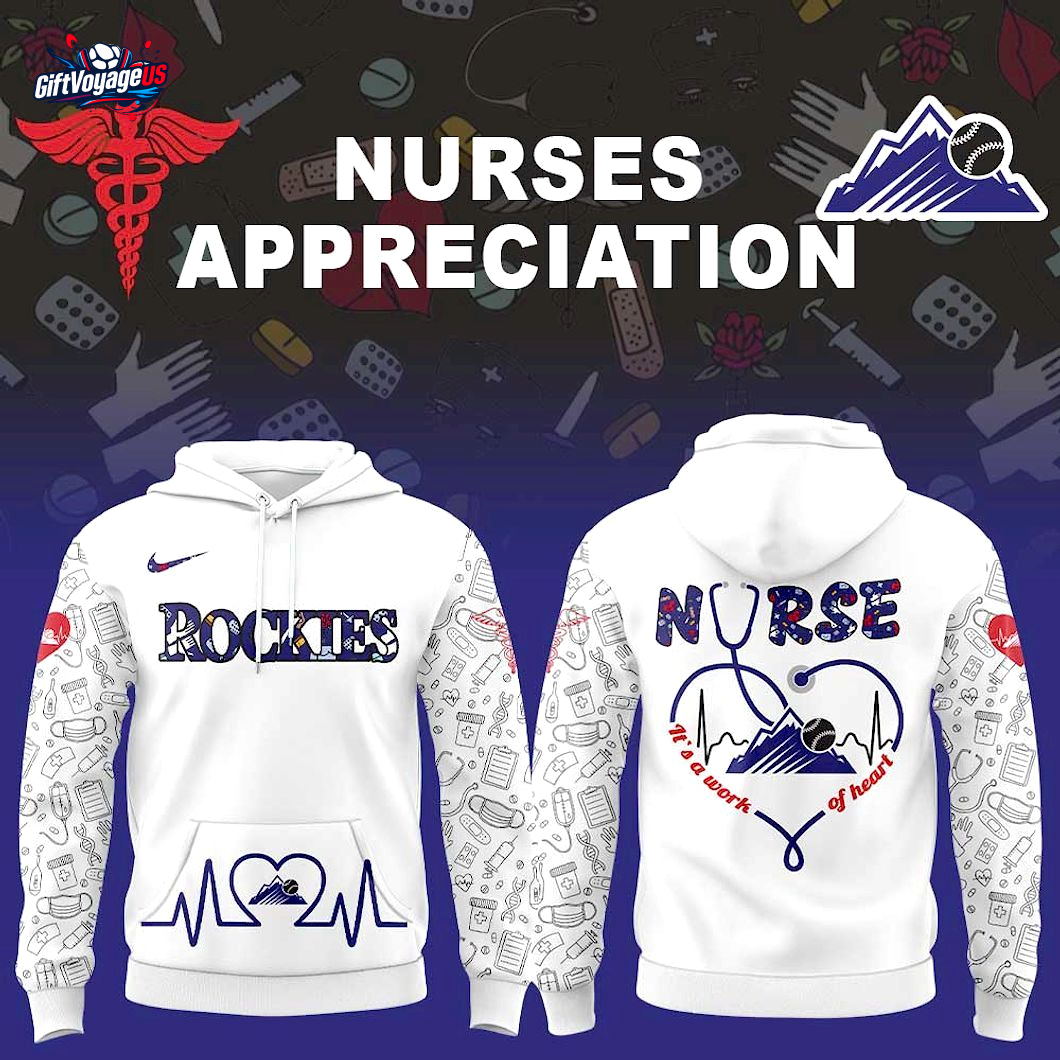 Colorado Rockies x Nurses Appreciation 2025 Special Hoodie Colorado Rockies x Nurses Appreciation 2025 Special Hoodie