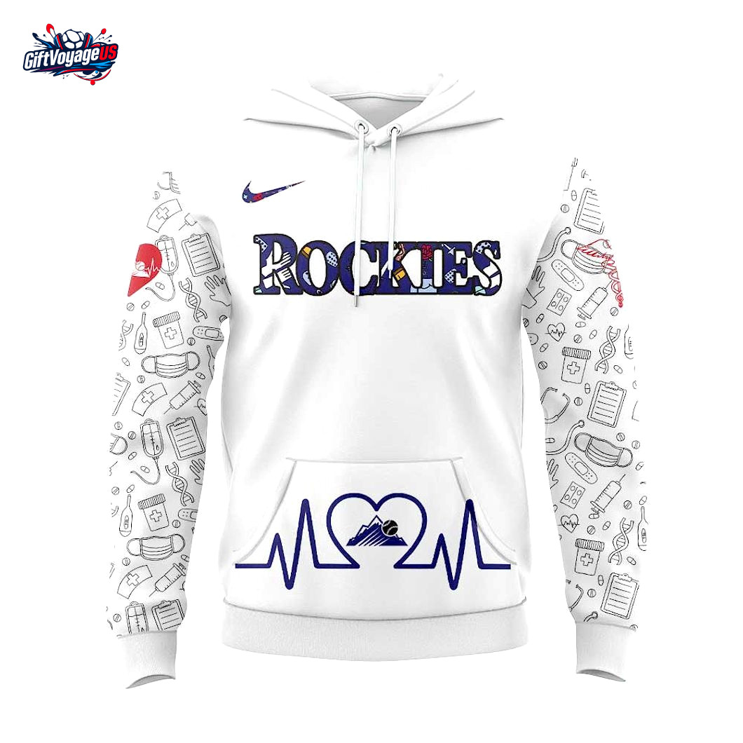 Colorado Rockies x Nurses Appreciation 2025 Special Hoodie Colorado Rockies x Nurses Appreciation 2025 Special Hoodie