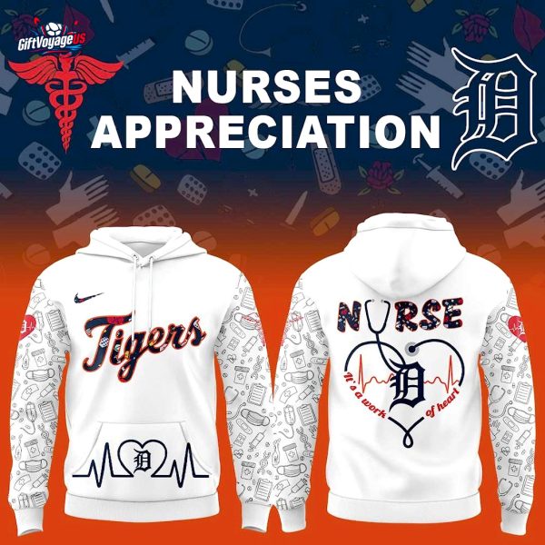 Detroit Tigers x Nurses Appreciation 2025 Special Hoodie