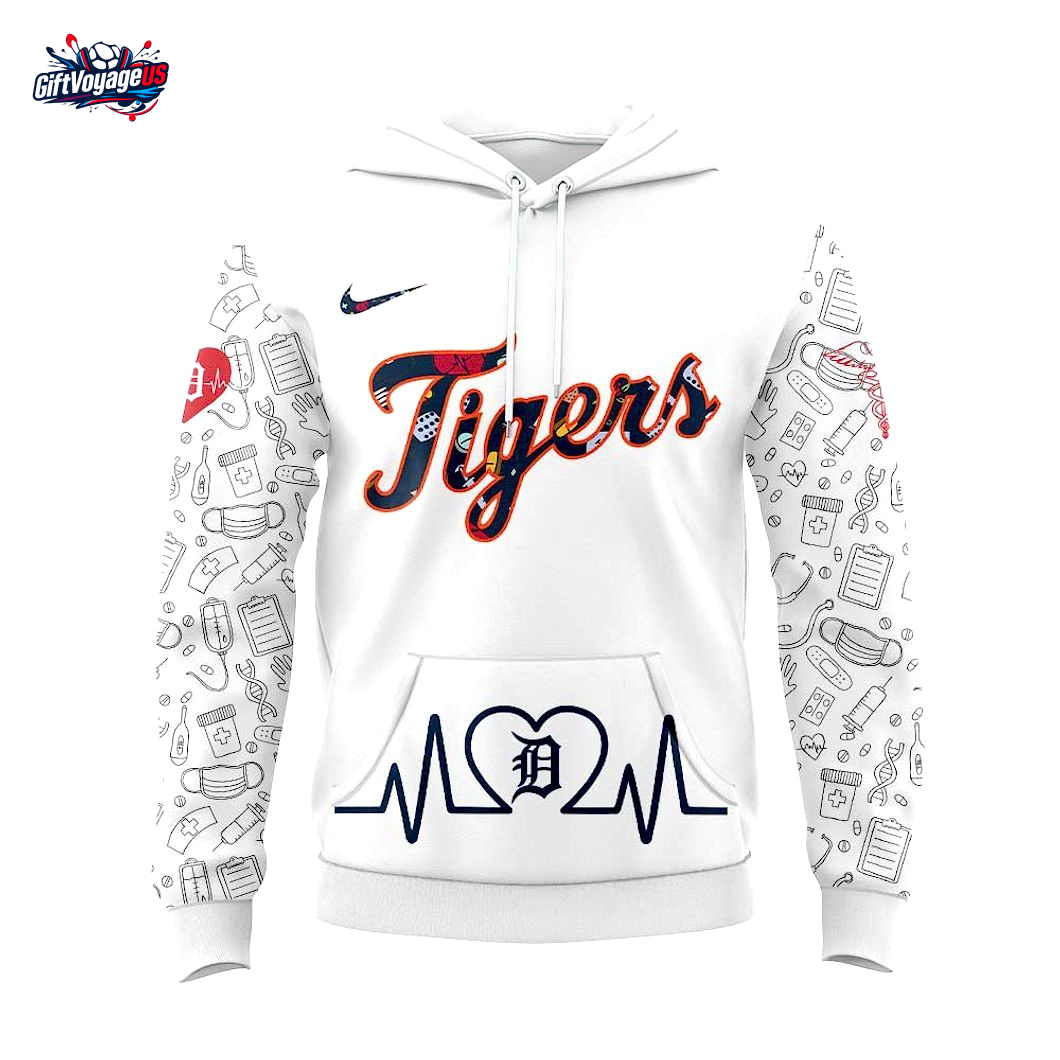 Detroit Tigers x Nurses Appreciation 2025 Special Hoodie Detroit Tigers x Nurses Appreciation 2025 Special Hoodie