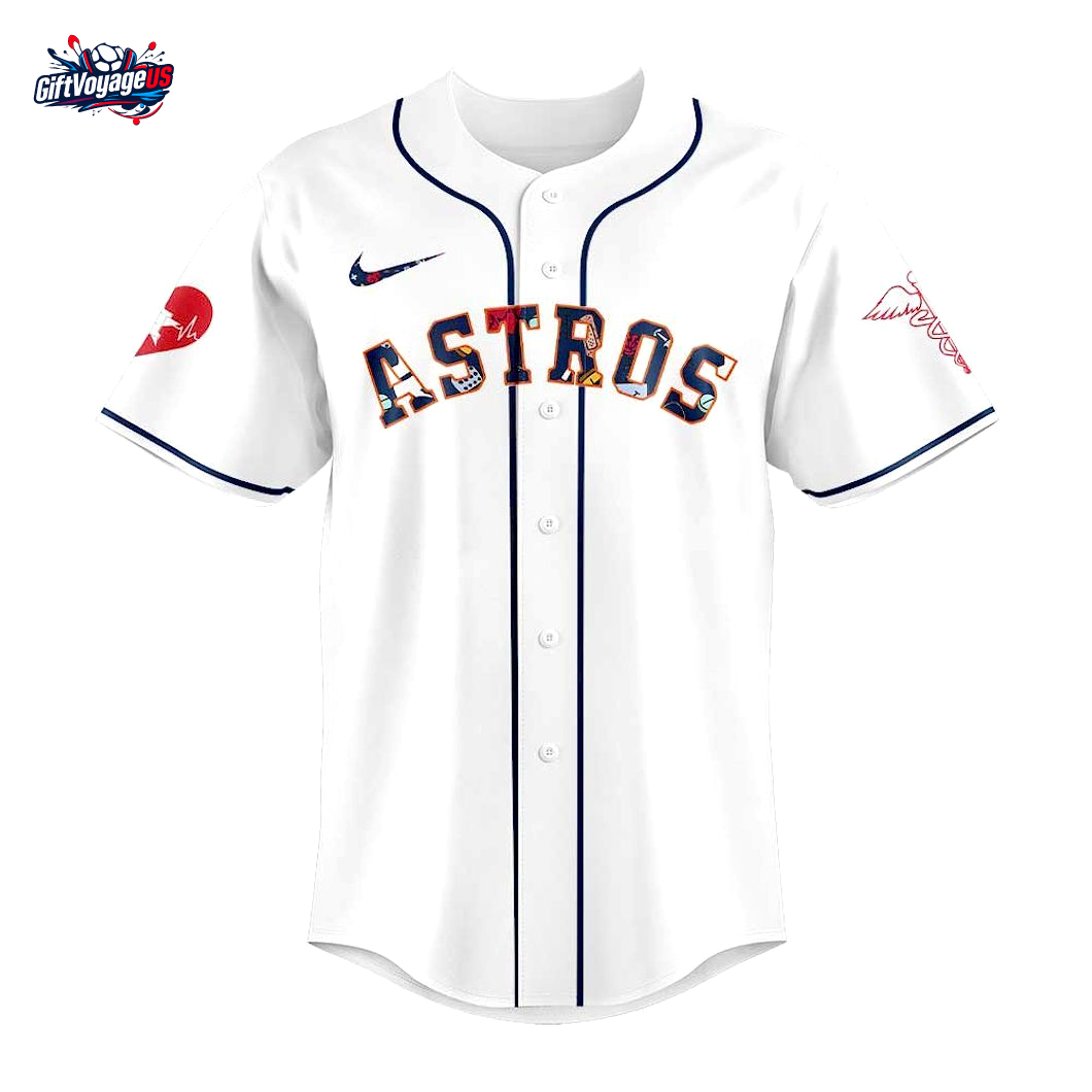 Houston Astros Nurses Appreciation 2025 For Fans Baseball Jersey Houston Astros Nurses Appreciation 2025 For Fans Baseball Jersey