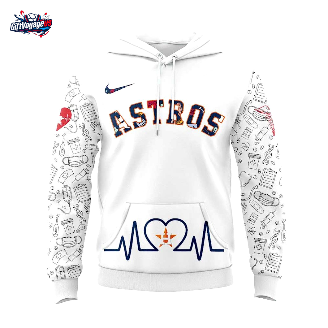Houston Astros x Nurses Appreciation 2025 Special Hoodie Houston Astros x Nurses Appreciation 2025 Special Hoodie