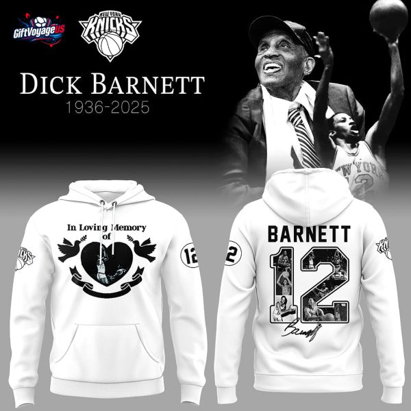 Knicks In Loving Memory of Dick Barnett 1936 – 2025 Hoodie