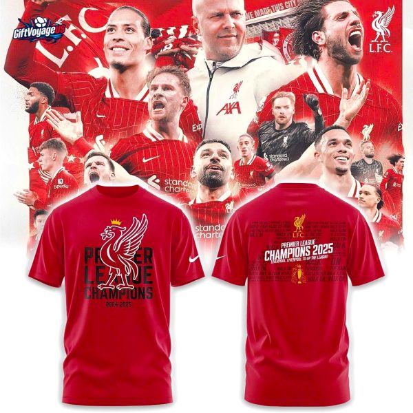 Liverpool Champions 2025 Limited Edition 3D T-Shirt