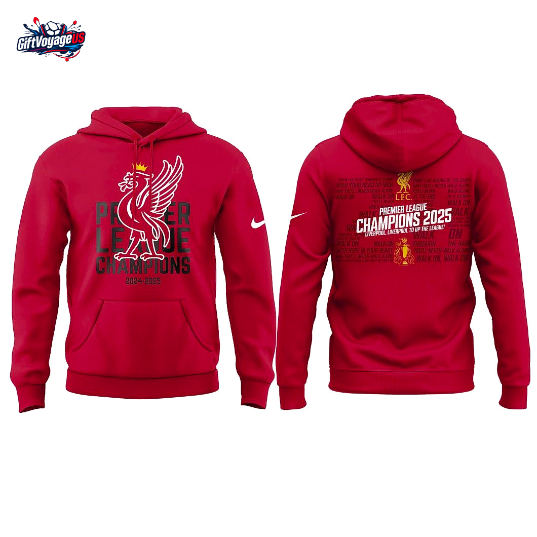 Liverpool Champions 2025 Limited Edition Hoodie Liverpool Champions 2025 Limited Edition Hoodie