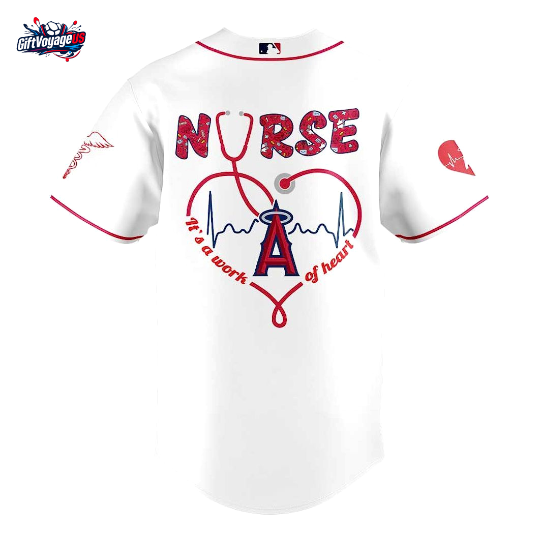 Los Angeles Angels Nurses Appreciation 2025 For Fans Baseball Jersey Los Angeles Angels Nurses Appreciation 2025 For Fans Baseball Jersey