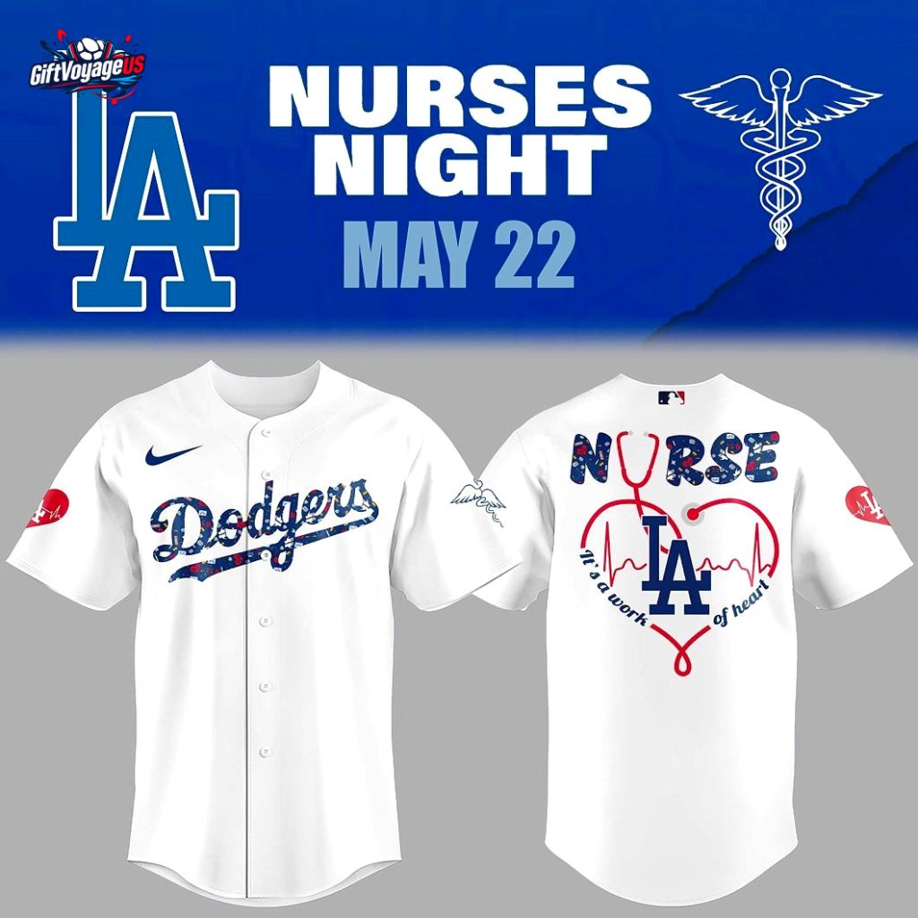 los angeles dodgers nurses appreciation 2025 for fans baseball jersey 1.jpg