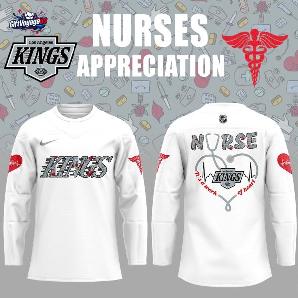 Los Angeles Kings x Nurses Appreciation 2025 Hockey Jersey