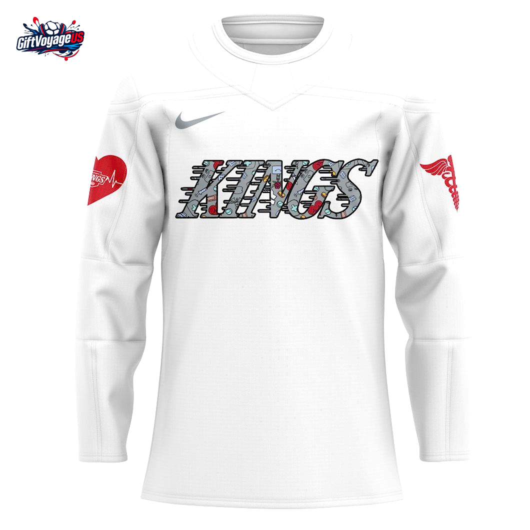 Los Angeles Kings x Nurses Appreciation 2025 Hockey Jersey Los Angeles Kings x Nurses Appreciation 2025 Hockey Jersey