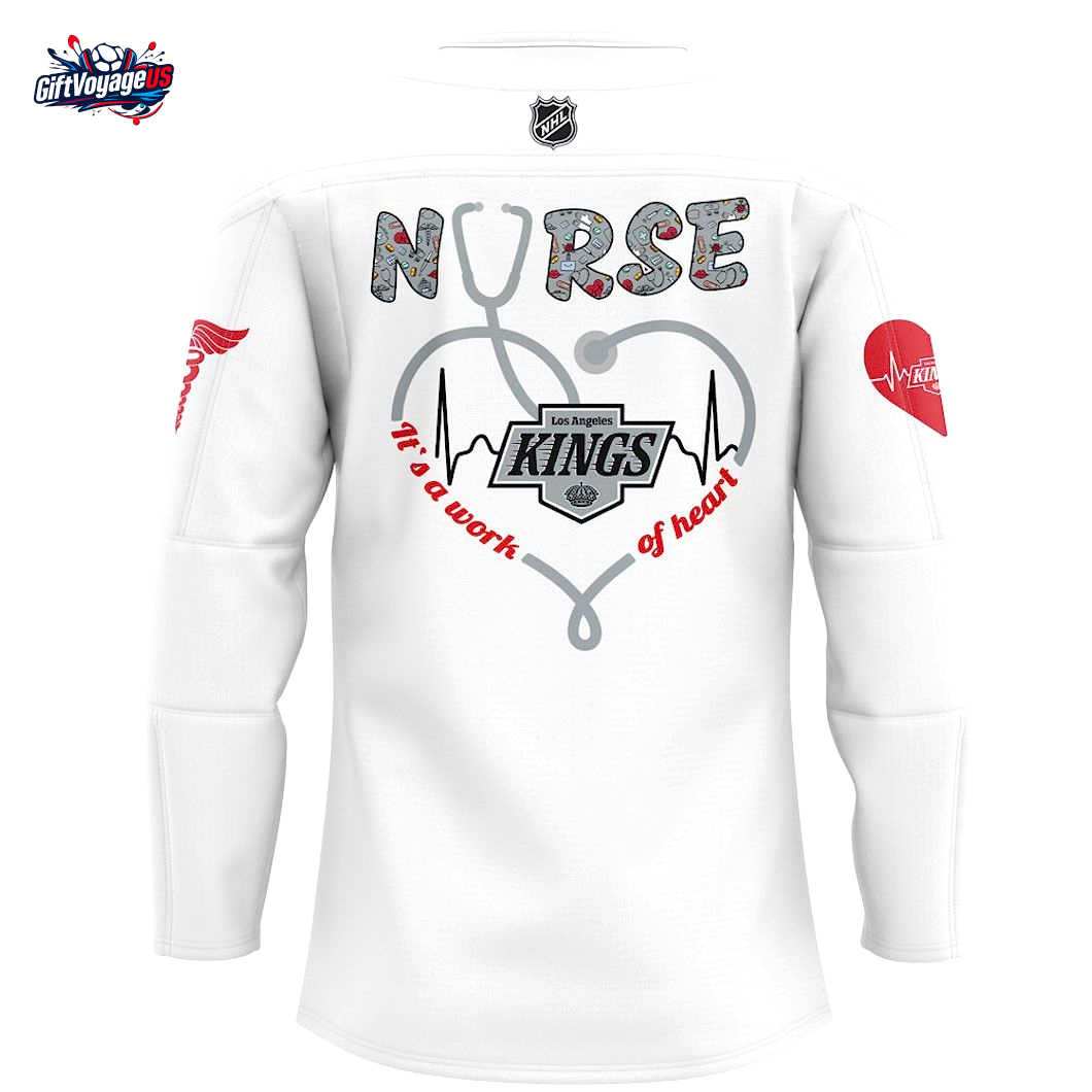 Los Angeles Kings x Nurses Appreciation 2025 Hockey Jersey Los Angeles Kings x Nurses Appreciation 2025 Hockey Jersey