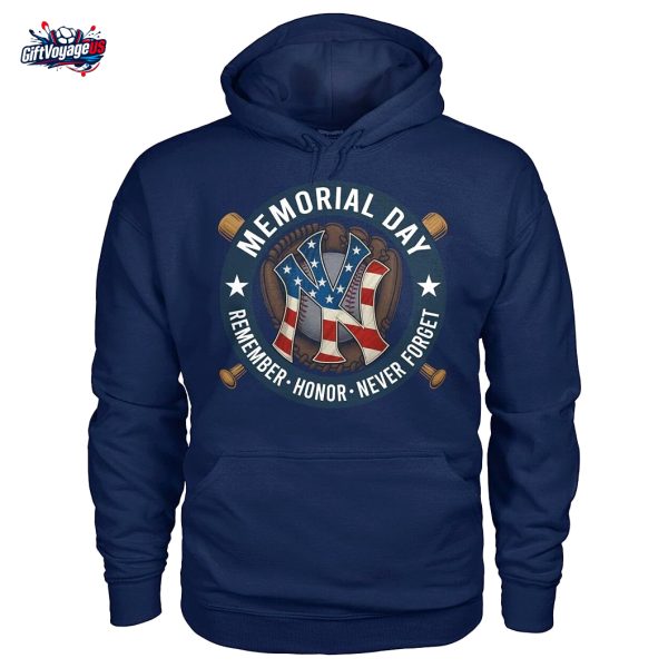 Memorial Day Remember Honor Never Forget New York Yankees T-Shirt
