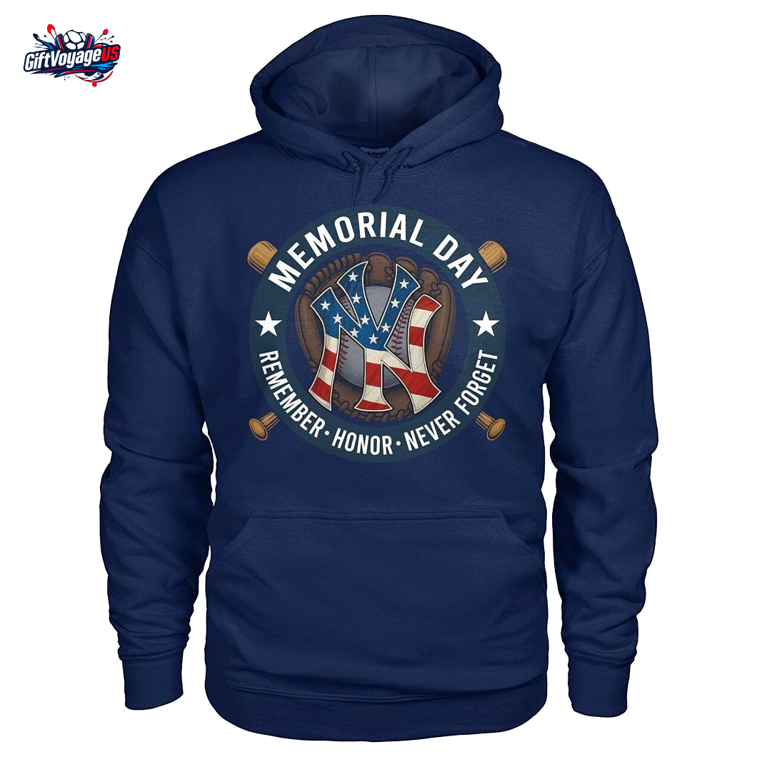 Memorial Day Remember Honor Never Forget New York Yankees T-Shirt Memorial Day Remember Honor Never Forget New York Yankees T-Shirt