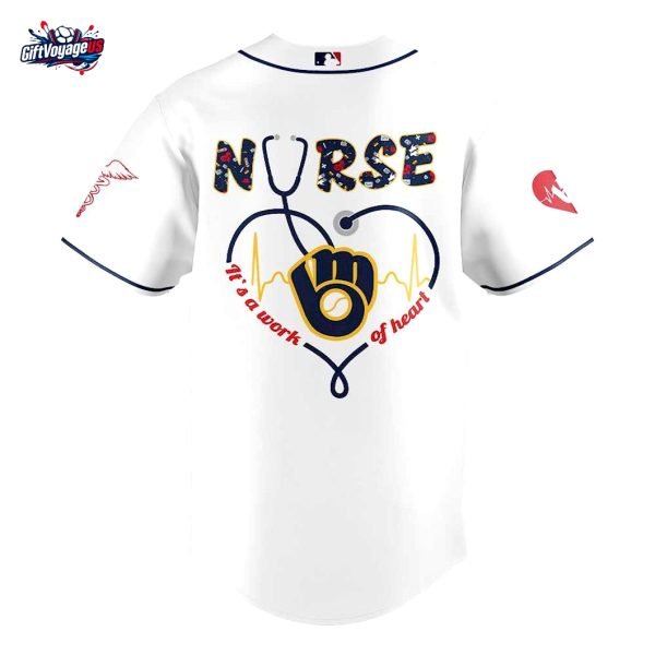 Milwaukee Brewers Nurses Appreciation 2025 For Fans Baseball Jersey