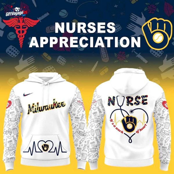 Milwaukee Brewers x Nurses Appreciation 2025 Special Hoodie