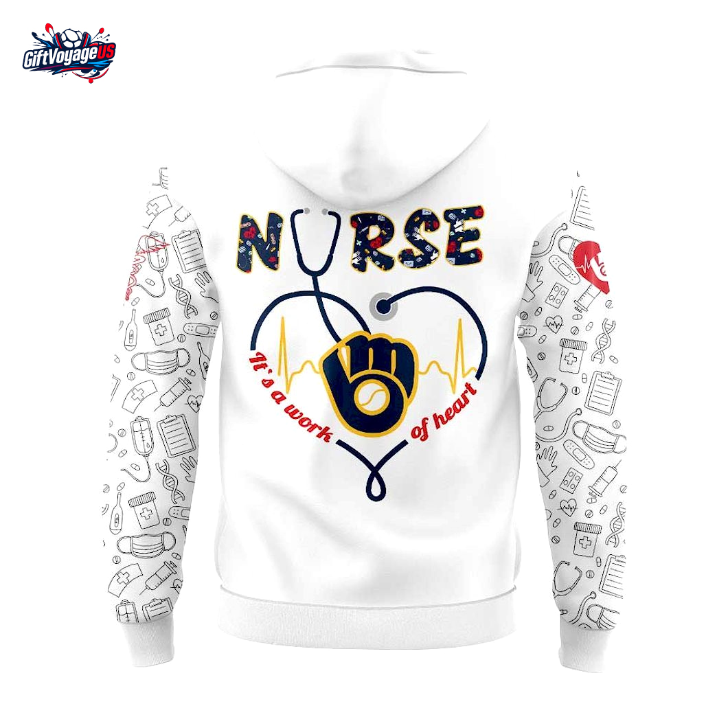 Milwaukee Brewers x Nurses Appreciation 2025 Special Hoodie Milwaukee Brewers x Nurses Appreciation 2025 Special Hoodie