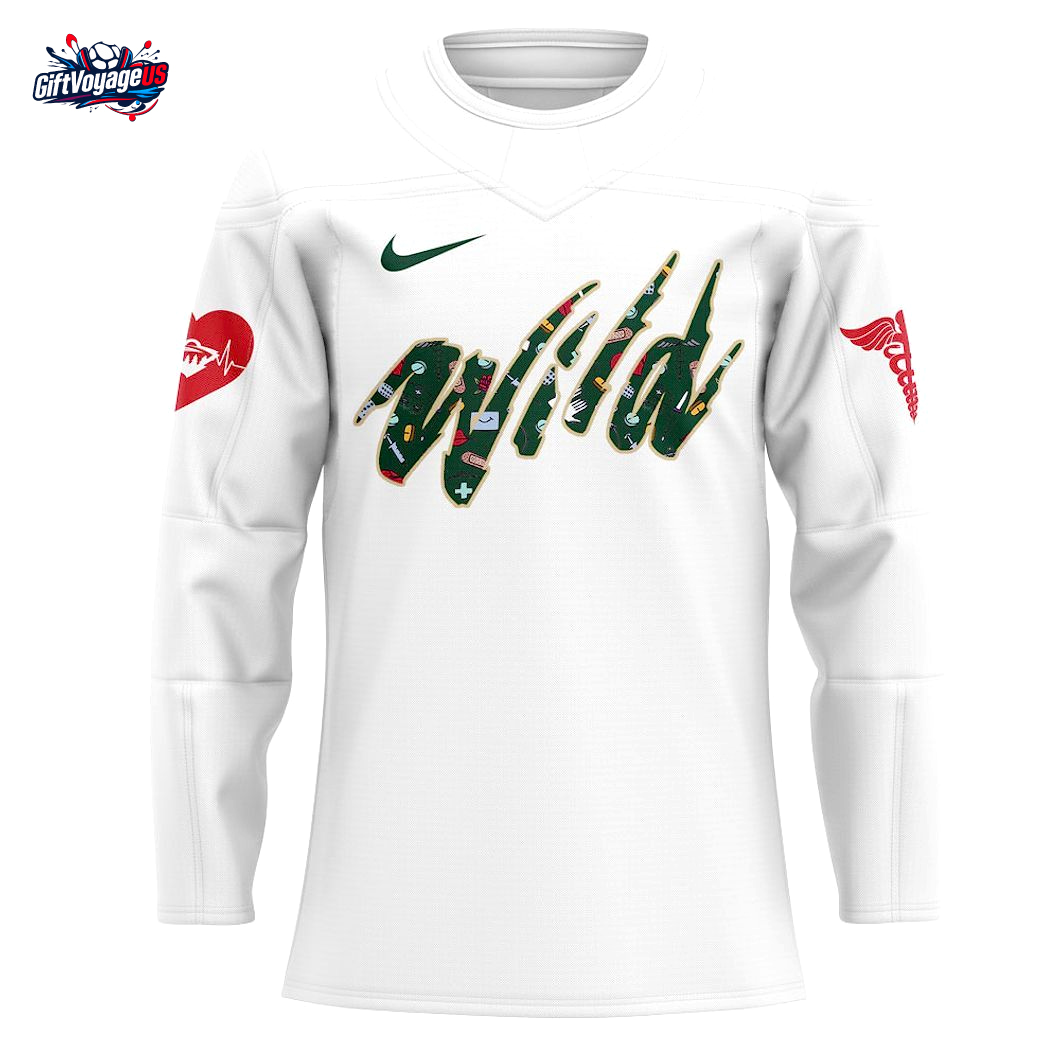 Minnesota Wild x Nurses Appreciation 2025 Hockey Jersey Minnesota Wild x Nurses Appreciation 2025 Hockey Jersey