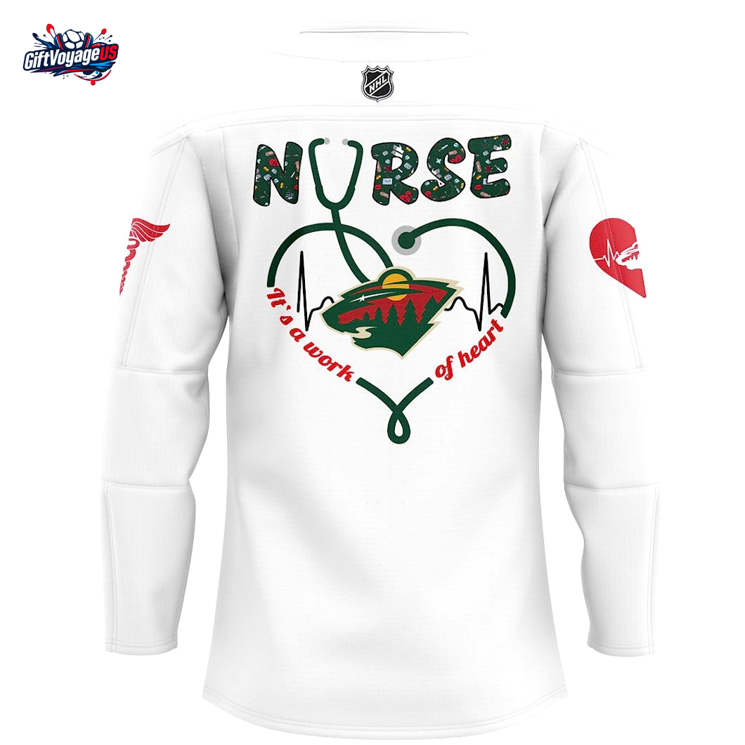 Minnesota Wild x Nurses Appreciation 2025 Hockey Jersey Minnesota Wild x Nurses Appreciation 2025 Hockey Jersey