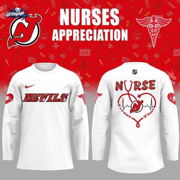 New Jersey Devils x Nurses Appreciation 2025 Hockey Jersey