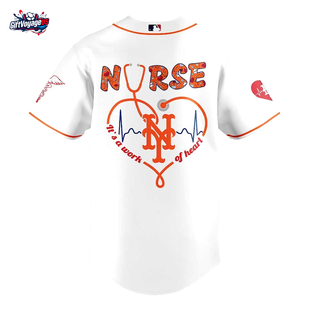 New York Mets Nurses Appreciation 2025 For Fans Baseball Jersey New York Mets Nurses Appreciation 2025 For Fans Baseball Jersey