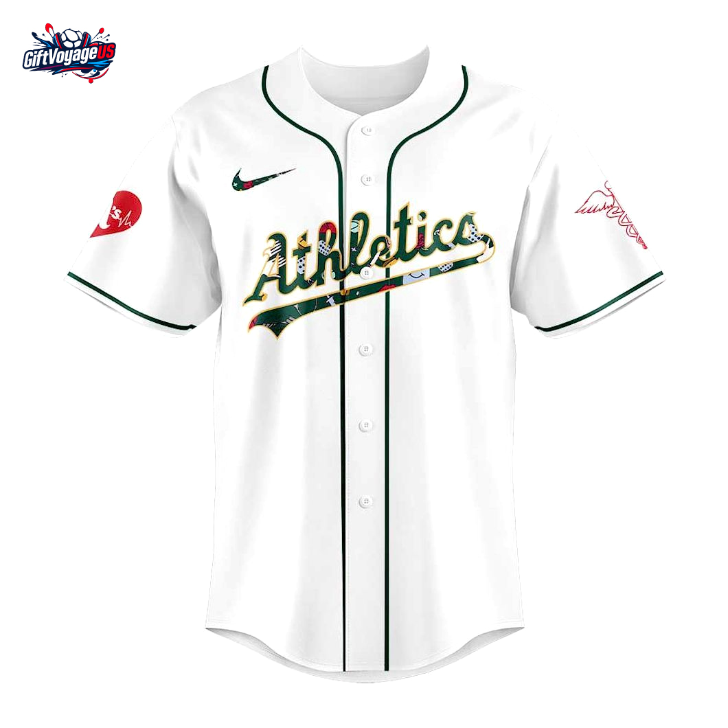 Oakland Athletics Nurses Appreciation 2025 For Fans Baseball Jersey Oakland Athletics Nurses Appreciation 2025 For Fans Baseball Jersey