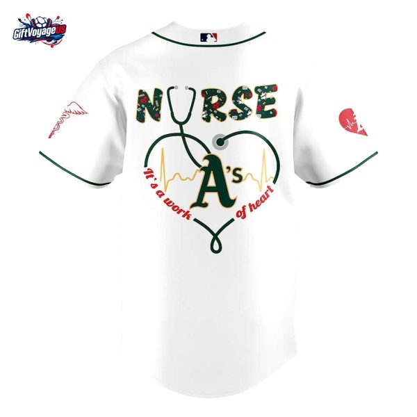 Oakland Athletics Nurses Appreciation 2025 For Fans Baseball Jersey