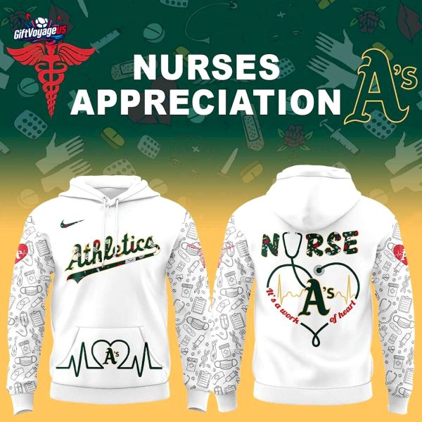 Oakland Athletics x Nurses Appreciation 2025 Special Hoodie