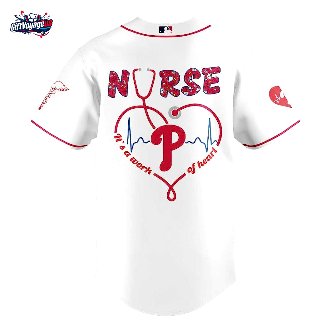 Philadelphia Phillies Nurses Appreciation 2025 For Fans Baseball Jersey Philadelphia Phillies Nurses Appreciation 2025 For Fans Baseball Jersey