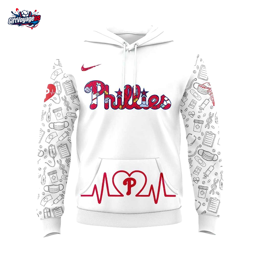Philadelphia Phillies x Nurses Appreciation 2025 Special Hoodie Philadelphia Phillies x Nurses Appreciation 2025 Special Hoodie