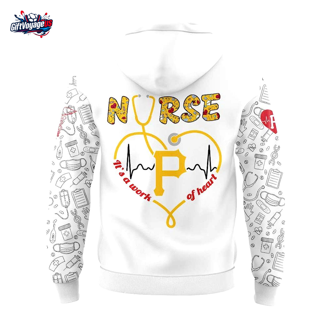 Pittsburgh Pirates x Nurses Appreciation 2025 Special Hoodie Pittsburgh Pirates x Nurses Appreciation 2025 Special Hoodie